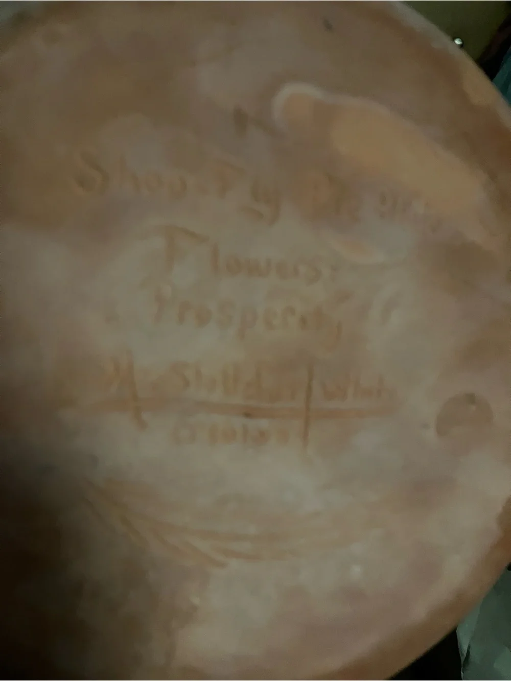 Handmade Shoofly Pie Plate - Picture 6 of 7